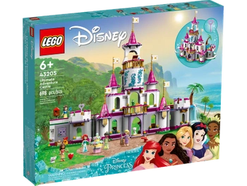 Klocki Lego Disney 43205  Zamek wspaniałych przygód, Księżniczki Disneya, 698 elementów, wysoka jakość, idealne dla dziewczynki 6+