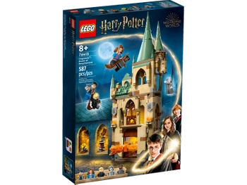 Klocki Lego HARRY POTTER 76413 Hogwart: Pokój życzeń, 587 el. rozbudowany zestaw, 5 mini figurek i 2 figurki, oryginalne klocki, wiek dziecka 8+