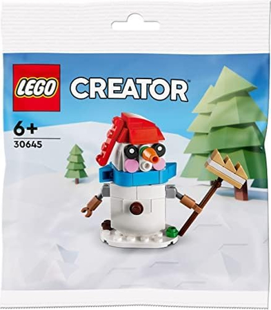 Klocki Lego Creator 30645 Bałwan, 78 elementów, idealny upominek dla dzieci 6+