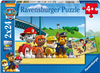 Ravensburger, Psi Patrol, Puzzle 2 x 24 el., obrazki o wymiarach 26 x 18 cm, wiek dziecka 3+