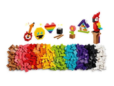 Klocki Lego Classic 11030 Sterta klocków, 1000 elementów, oryginalne, dla dzieci 5+, idealny prezent dla chłopca lub dziewczynki