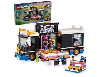 Klocki Lego Friends 42619 Autobus koncertowy gwiazdy popu, 845 elementów, oryginalne, idealne jako prezent dla dziewczynki 8+