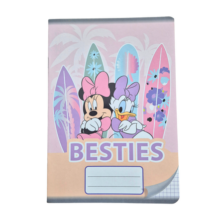 Zeszyt szkolny A5 16k Kratka bez marginesów Myszka Minnie Daisy Przyjaciółki dla Dziewczynki