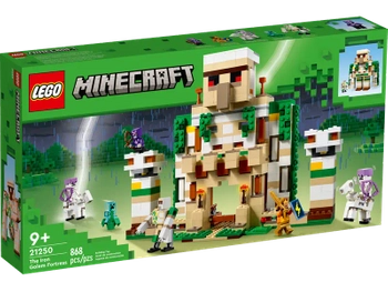 Klocki Lego Minecraft 21250 Forteca żelaznego golema, 868 elementów, oryginalne klocki, idealne dla fanów Minecrafta, dla dzieci 9+