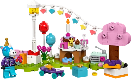 Klocki Lego Animal Crossing 77046 Przyjęcie urodzinowe Juliana, 170 elementów, figurka konia Juliana, wysoka jakość, na podstawie gry Nintendo, dla dzieci w wieku 6 lat+