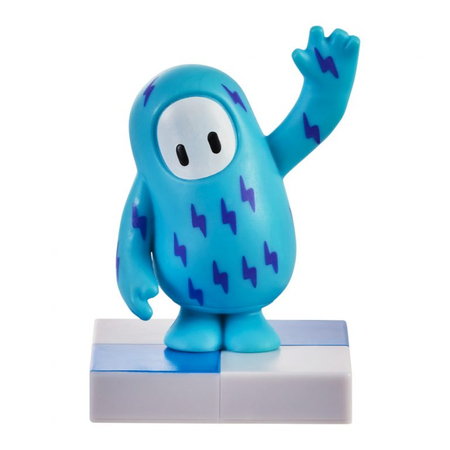 Fall Guys, Mini figurka z podstawką, Lightning, 1 figurka, zabawka oryginalna, na licencji, wiek dziecka 13+