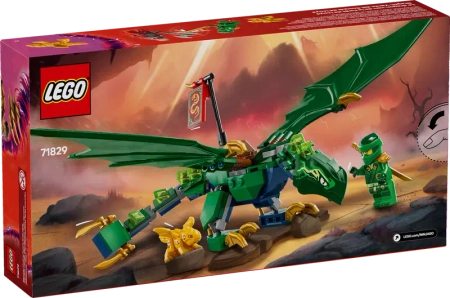 Klocki Lego Ninjago 71829 Zielony leśny smok Lloyda, 128 elementów, oryginalne klocki dla fanów Ninjago 6+, nowość od Lego