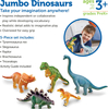 Learning Resources, Dinozaury, Zestaw dużych figurek 5 szt. 