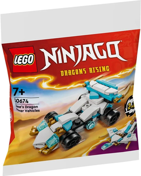 Klocki Lego Ninjago 30674 Smocza moc Zane'a - pojazdy, 55 elementów, wiek dziecka 7+