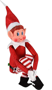 Miękka figurka Niegrzeczny Elf, 35 cm, zabawa adwentowa dla dzieci