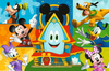 Trefl, Disney Junior, Myszka Miki Mickey, Kolorowe duże puzzle Maxi dla dzieci w wieku 3+, obrazek 60x40 cm, duże elementy, 24 puzzle