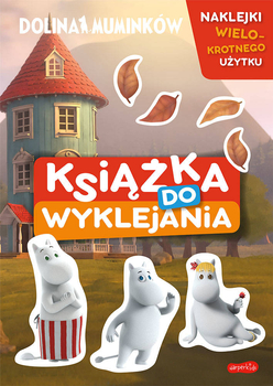 Muminki, Dolina Muminków, Książka do wyklejania, naklejki wielokrotnego użytku, 8 scenek, 16 stron