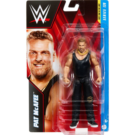 WWE Wrestling, Figurka Pat McAfee, 17 cm, od Mattel, oryginalna, licencyjna, wiek dziecka 6 lat+