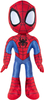 Disney Junior, Spiderman Spidey, maskotka z dźwiękami, wys. 38 cm, 15 fraz i efektów dźwiękowych w j. angielskim, wymienne baterie, 