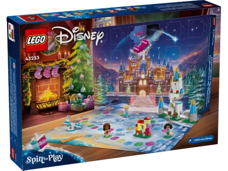 Klocki LEGO Disney 43253 Kalendarz adwentowy na 2024 rok, Princess Księżniczki, 253 el., idealny prezent dla dziewczynki w wieku 5 lat+