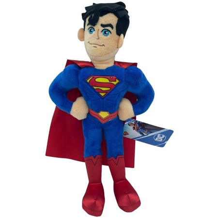 DC Comics, Superman, Maskotka, pluszowy Superman 33 cm, miły plusz, dla dzieci w wieku 0+