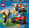 Klocki LEGO 60393, Samochód strażacki 4x4 i figurka, Misja ratunkowa, 97 elementów, wysoka jakość, dla dzieci w wieku 5+, idealne na prezent