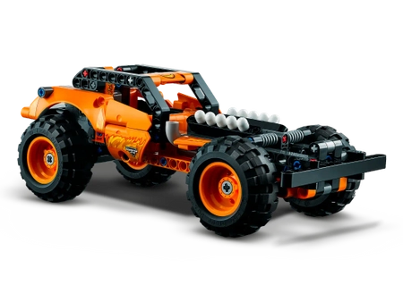 Klocki Lego Technic 42135 Monster Jam El Toro Loco, 247 el., samochód monster truck 2 w 1, napęd typu pull-back, można przebudować na terenową wyścigówkę, wiek dziecka 7 lat+