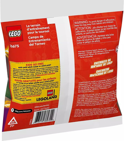 Klocki Lego Ninjago 30675 Turniejowy teren szkoleniowy, 49 elementów
