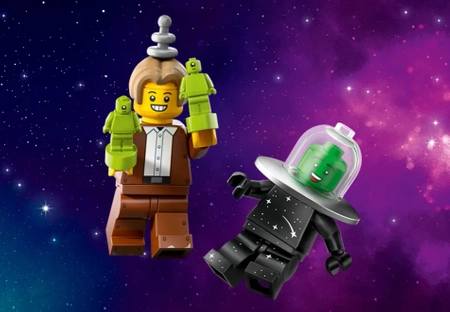Klocki Lego Minifigures 71046 Kosmos, jedna mini figurka w zestawie, 26 seria, 12 różnych figurek do zebrania, zabawka dla dzieci w wieku 5 lat+