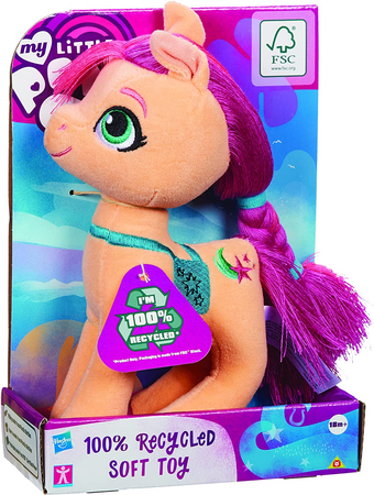 ECO PLUSZ My Little Pony, maskotka pluszowa kucyk Sunny, 22 cm, miły plusz, z materiałów z recyklingu