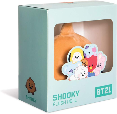 BT21 Maskotka z pluszu Shooky, 13 cm, Aurora