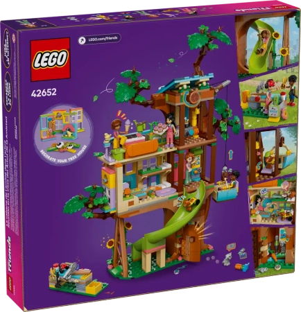 Klocki Lego 42652 Spotkanie w domku na Drzewie Przyjaźni, 701 elementów, oryginalne klocki, doskonały prezent dla prawdziwego fana Lego Friends 8+