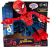 Mattel, Spiderman, Interaktywna figurka w pluszu Swinging Spiderman, wydaje dźwięki w j. angielskim, świecące oczy, 35 cm