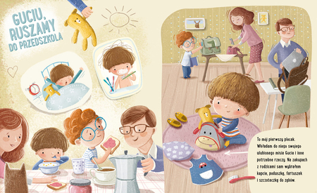 Feluś i Gucio idą do przedszkola Książka o Przedszkolu Nasza Księgarnia