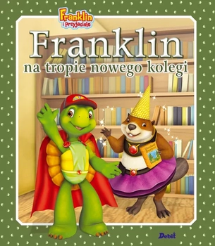 Żółw Franklin, Książka opowiadanie z obrazkami, Franklin na tropie nowego kolegi, miękka oprawa, format 19 x 22 cm, 24 str.