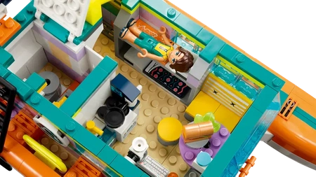 Klocki Lego Friends 41734 Morska łódź ratunkowa, 717 elementów, dla dzieci 7+, idealny pomysł na prezent