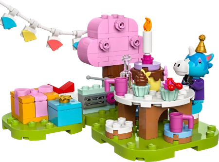 Klocki Lego Animal Crossing 77046 Przyjęcie urodzinowe Juliana, 170 elementów, figurka konia Juliana, wysoka jakość, na podstawie gry Nintendo, dla dzieci w wieku 6 lat+