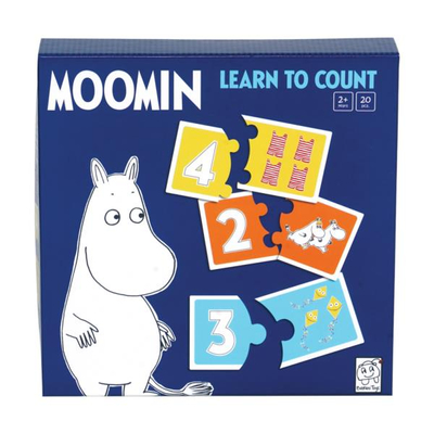 Muminki: Puzzle Naucz się Liczyć – Zestaw Edukacyjny 10 par | Barbo Toys