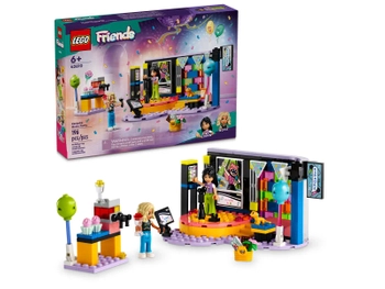 Klocki Lego Friends 42610 Impreza z karaoke, 196 elementów, minilaleczki Novy i Liann, scena, klocki oryginalne, super prezent dla dziewczynki, wiek dziecka 6 lat+