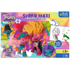 Trolle, Puzzle dwustronne Super Maxi, 24 duże elementy, obrazek po ułożeniu ma 60 x 40 cm, drugą stronę puzzli można kolorować, zabawka dla dzieci w wieku 3+