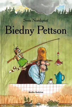 Pettson i Findus, Książka opowiadanie z ilustracjami, Biedny Pettson, duży format A4, twarda okładka, 32 strony