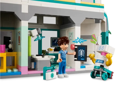 Klocki Lego Friends 42621 Szpital w mieście Heartlake, 1045 elementów, oryginalny zestaw, dla dzieci 7+