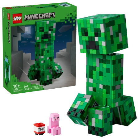 Lego Minecraft 21276 Creeper, 665 elementów, dla dzieci w wieku 10 lat+