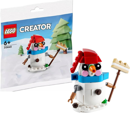 Klocki Lego Creator 30645 Bałwan, 78 elementów, idealny upominek dla dzieci 6+