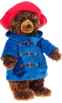 Heunec, Pluszowy miś Paddington z filmu, 40 cm, długowłosy plusz, wierne odwzorowanie, dla dzieci w wieku 0+