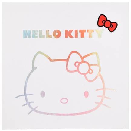 Hello Kitty, Zestaw do makijażu: lusterko, 5 cieni do powiek, 1 róż, 2 pomadki; prezent dla dziewczynki, wiek dziecka 6+