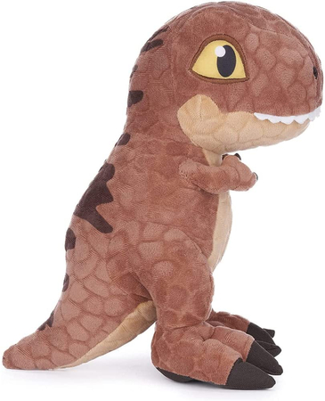 Park Jurajski, Jurassic World Dominion, Maskotka pluszowa Dinozaur T-Rex 34 cm, miły plusz, oficjalna zabawka na licencji