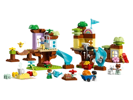 Klocki Lego Duplo 10993 Domek na drzewie 3 w 1, 126 elementów, oryginalne, wysoka jakość, idealne dla dzieci 3+