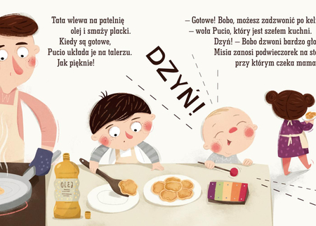 Pucio, Książeczka całokartonowa Pucio zostaje kucharzem, czyli o radości jedzenia,  28 stron