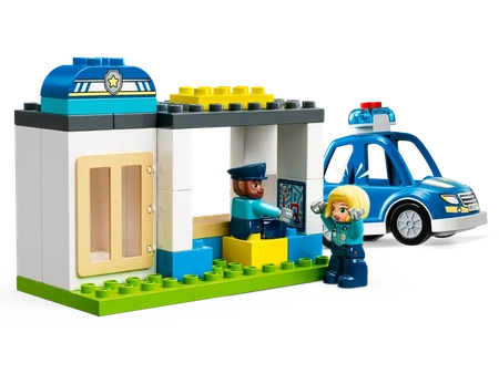 Klocki Lego Duplo 10959 Posterunek policji i helikopter, 40 elementów, oryginalne, dla dzieci 2+