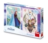 Dino Toys, Kraina Lodu, Puzzle Anna i Elsa, 2 x 77 el.