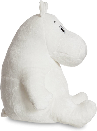 Muminki, Duża maskotka pluszowa Muminek, 34 cm, miły plusz, mięciutki, oryginalna zabawka na licencji