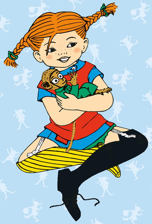 Pippi Pończoszanka, Puzzle dla dzieci 3-w-1, zestaw 3 układanki 3 x 48 el., dla dzieci w wieku 4+