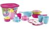 Androni, Zestaw kuchenny dla dzieci - Filiżanki - Spodki - Garnki 22, 24 elementy, wysoka jakość, wyprodukowane we Włoszech