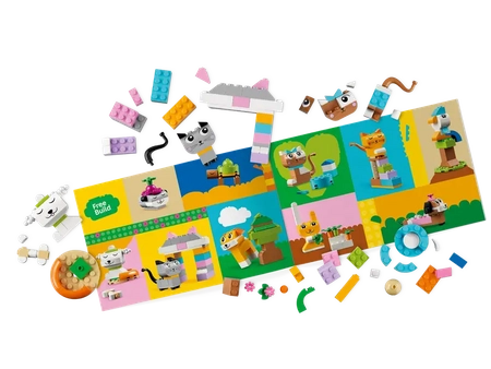 Klocki Lego Classic 11034 Kreatywne zwierzątka, 450 elementów, oryginalne, dla dzieci 5+, super prezent dla chłopca lub dziewczynki
